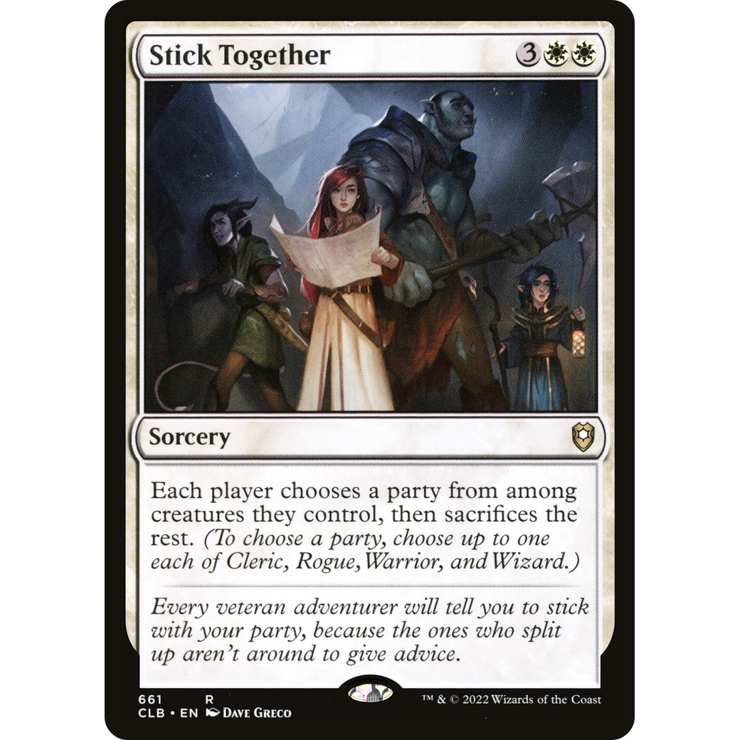 Stick Together (CLB-661) - Commander Legends: Battle for Baldur's Gate