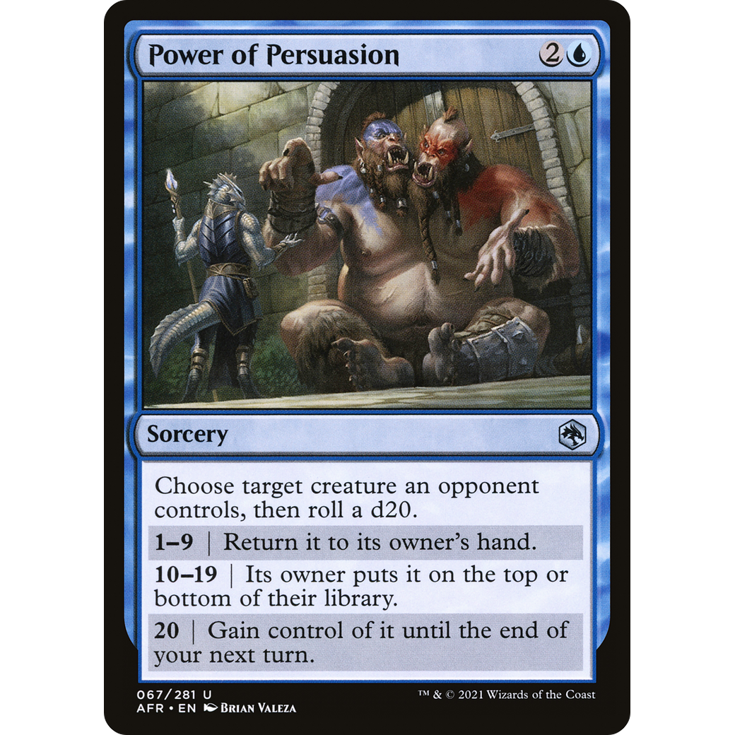 Power of Persuasion (AFR-067) - Adventures in the Forgotten Realms Foil