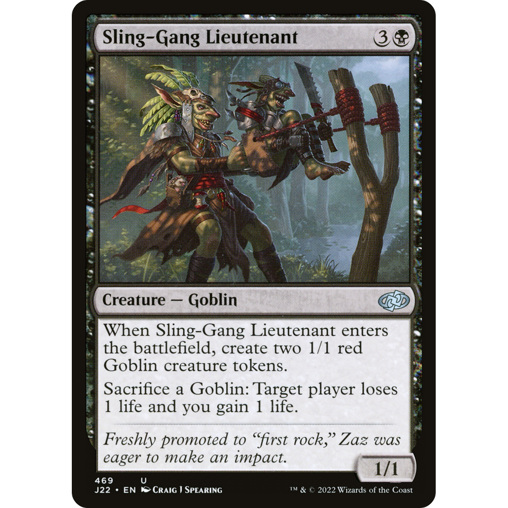 Sling-Gang Lieutenant (J22-469) - Jumpstart 2022