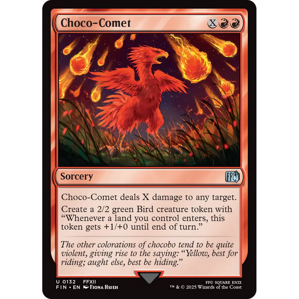 Choco-Comet (FIN-132) - FINAL FANTASY Foil