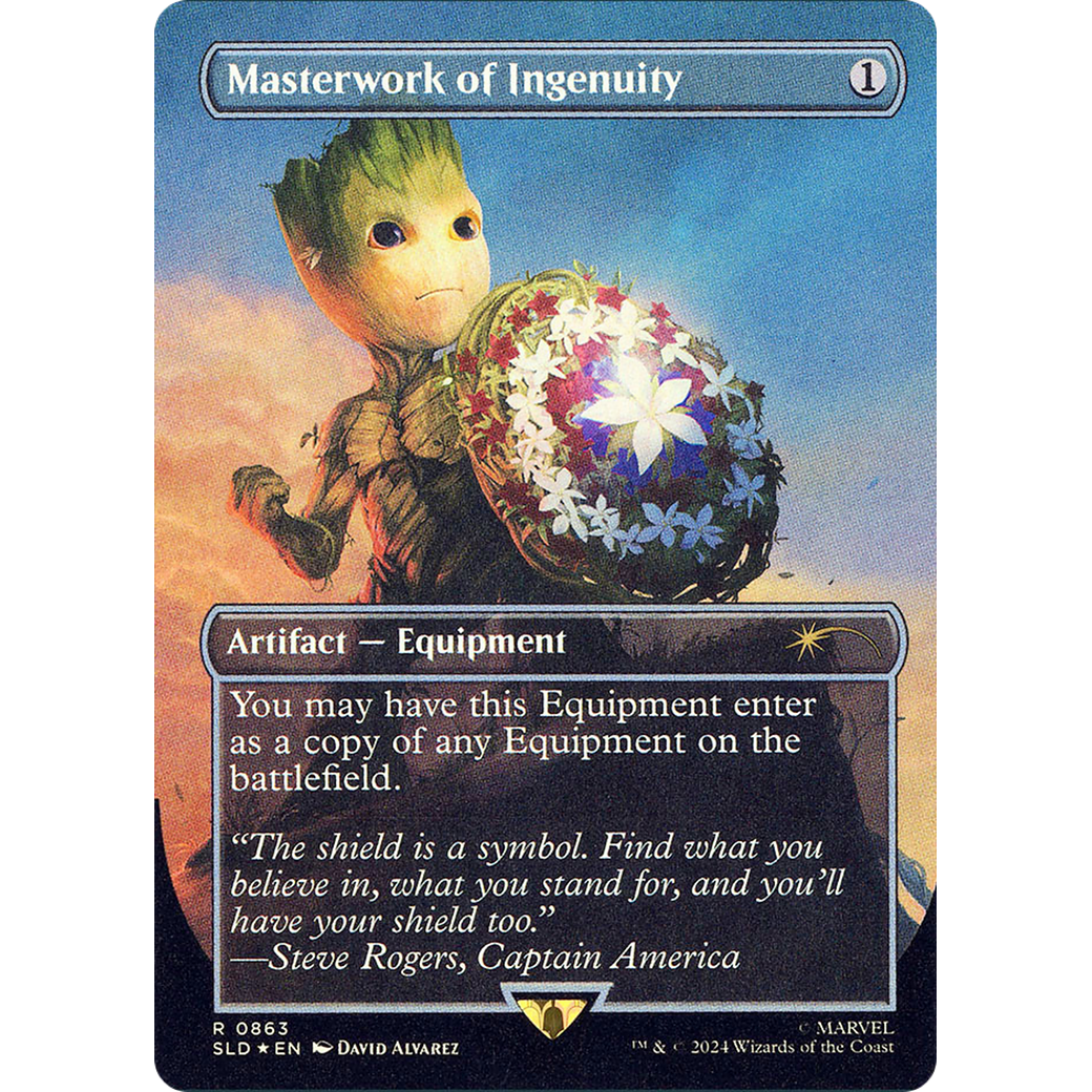 Masterwork of Ingenuity (Rainbow Foil) (SLD-863) - Secret Lair Drop (Borderless) Foil