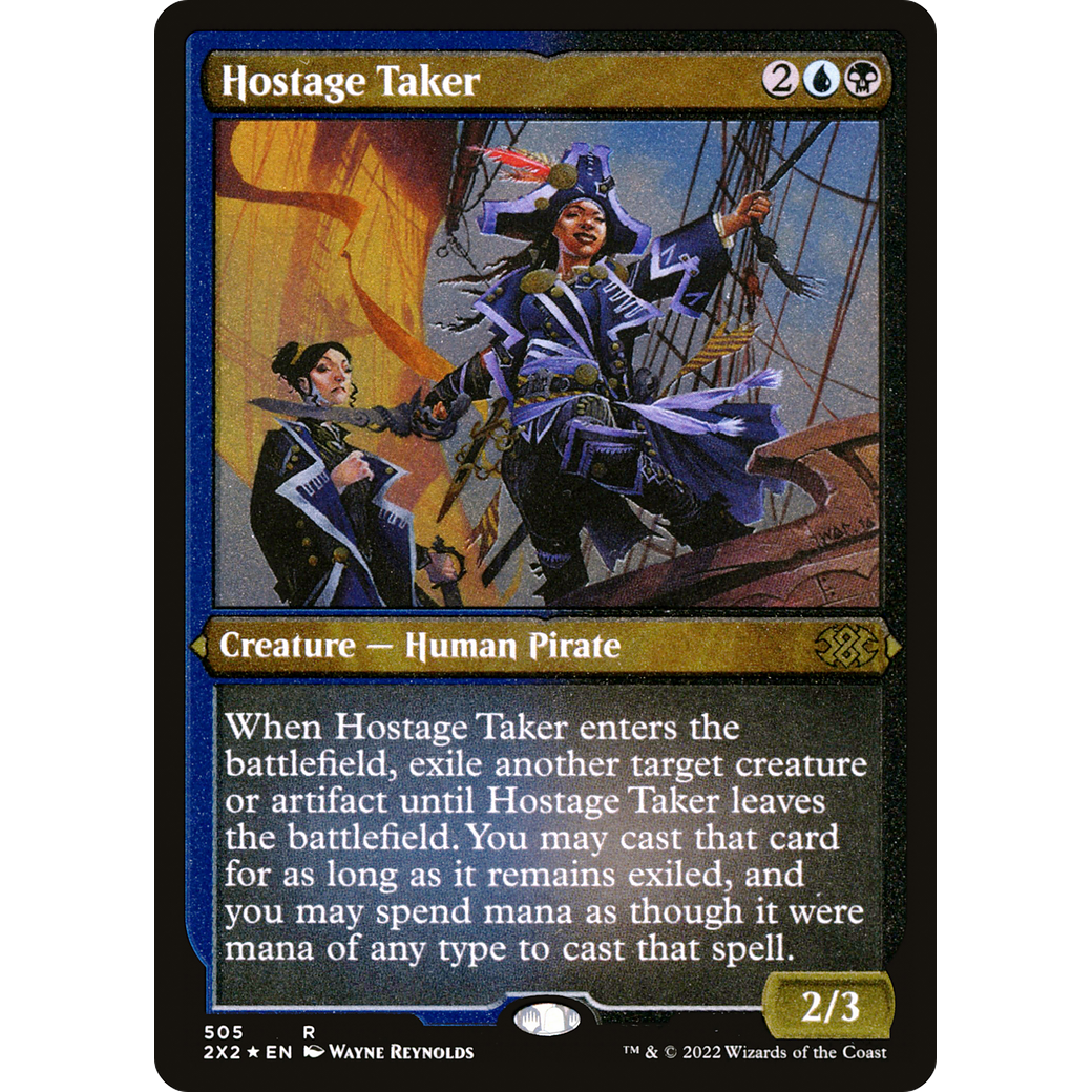Hostage Taker (Foil Etched) (2X2-505) - Double Masters 2022 Foil
