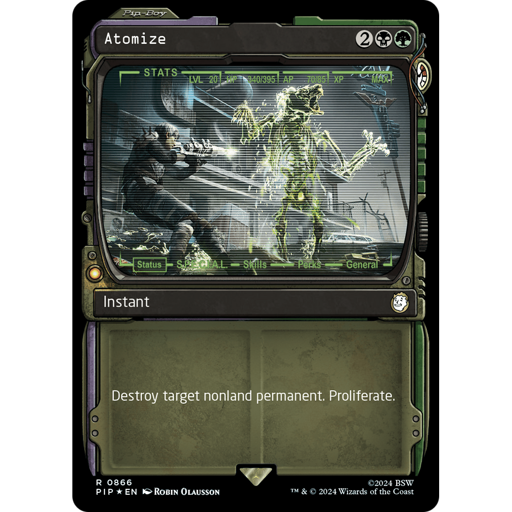 Atomize (PIP-866) - Fallout: (Showcase) Foil