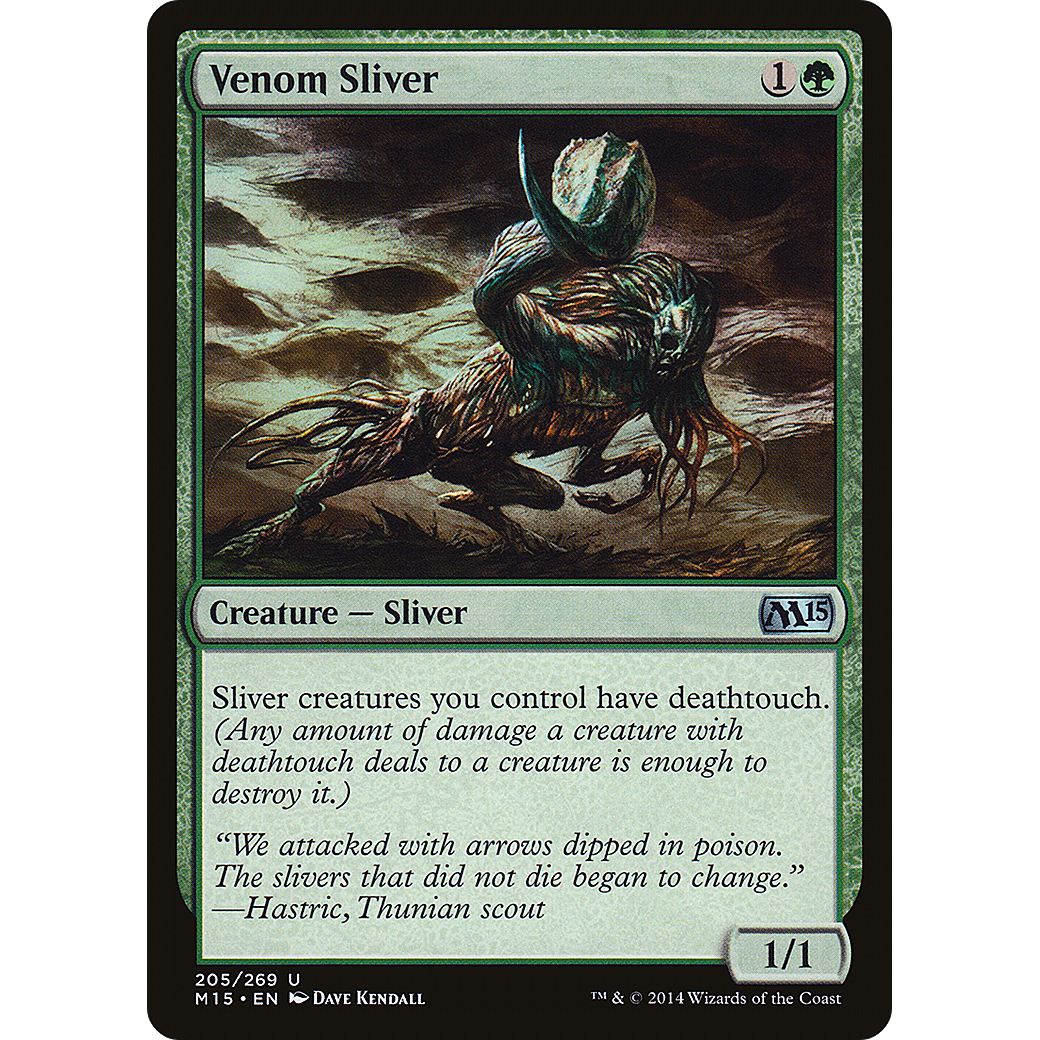 Venom Sliver (M15-205) - Magic 2015 Foil