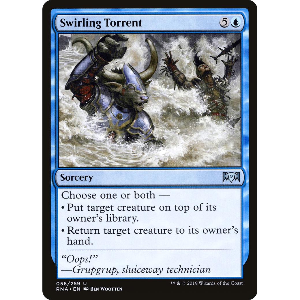 Swirling Torrent (RNA-056) - Ravnica Allegiance
