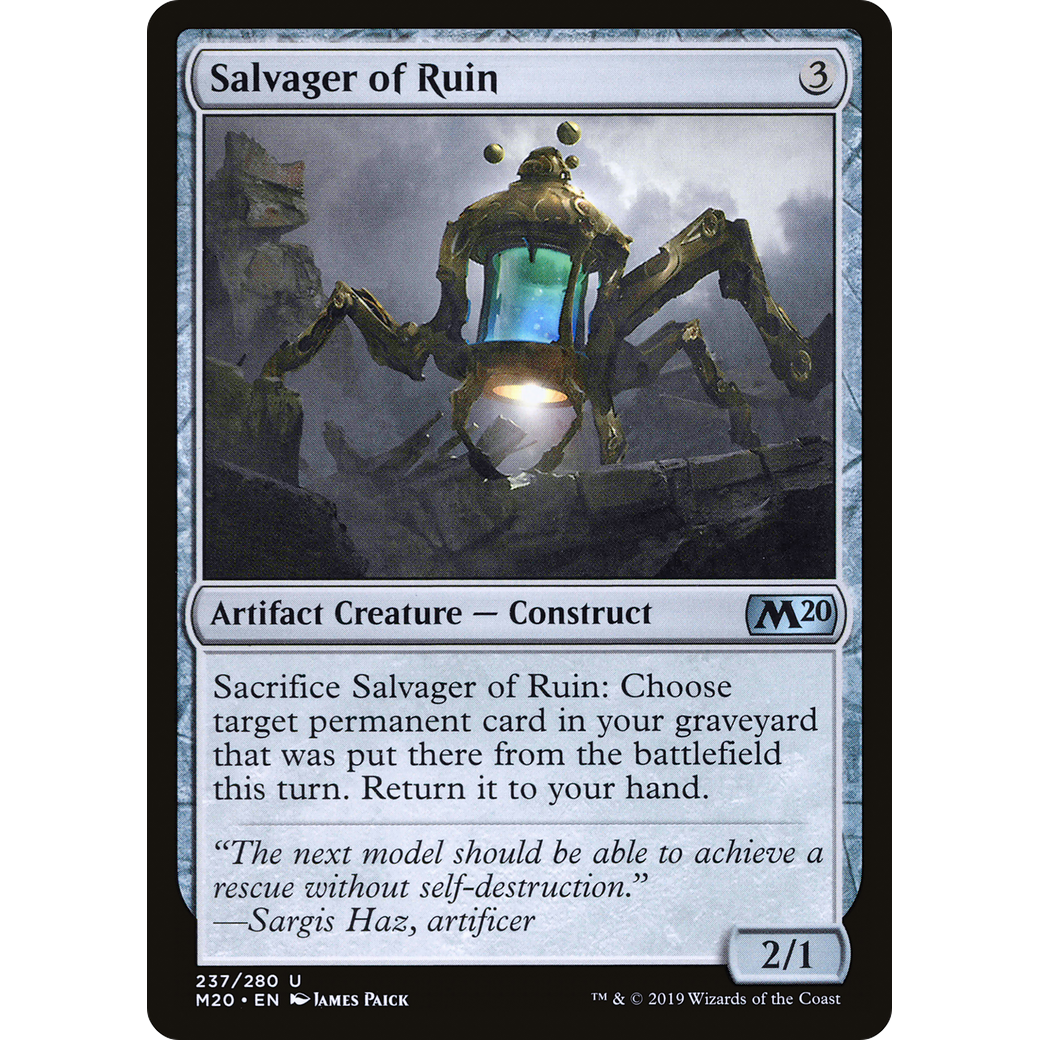 Salvager of Ruin (M20-237) - Core Set 2020 Foil