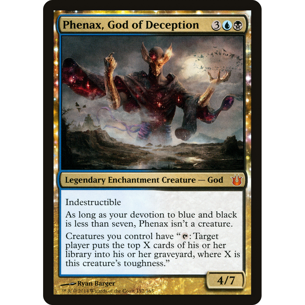 Phenax, God of Deception (BNG-152) - Born of the Gods: (enchantment)