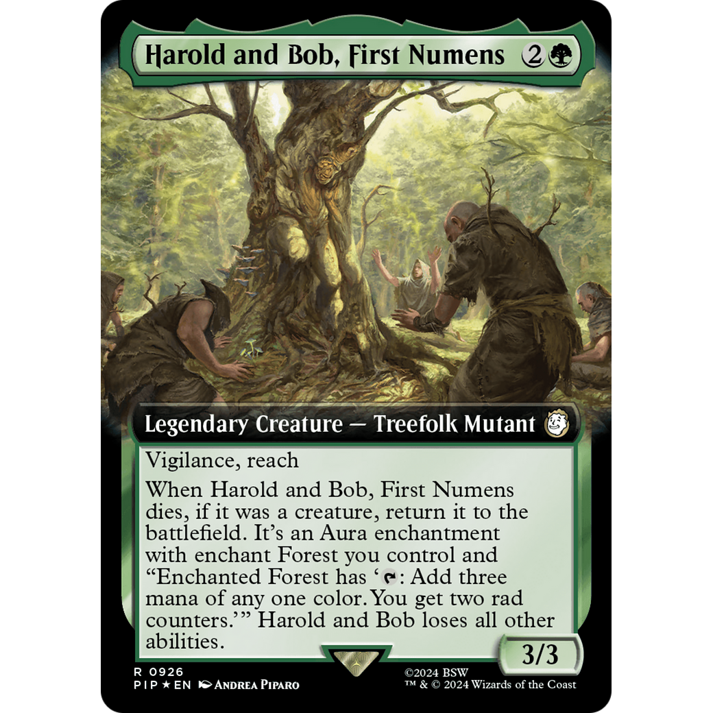 Harold and Bob, First Numens (PIP-926) - Fallout: (Extended Art) Foil