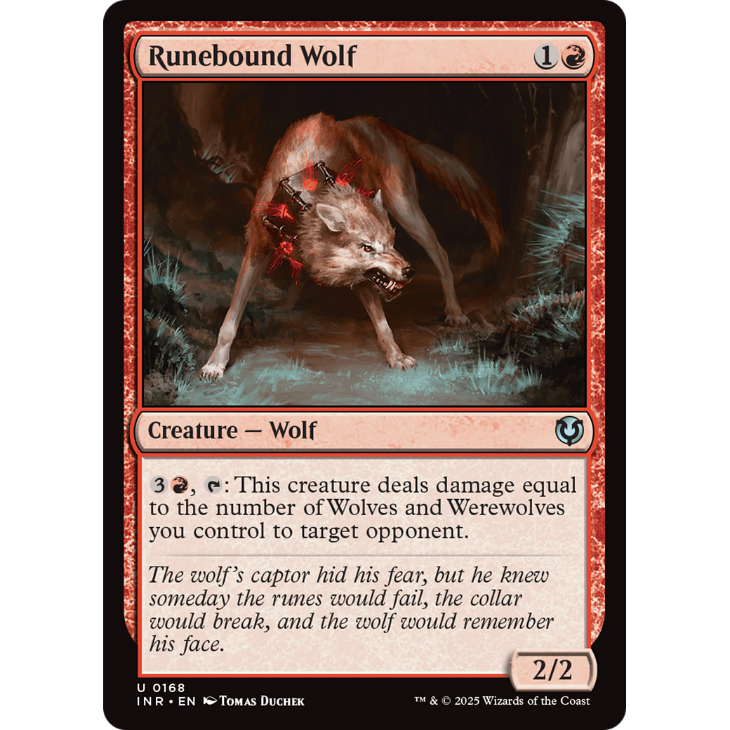 Runebound Wolf (INR-168) - Innistrad Remastered