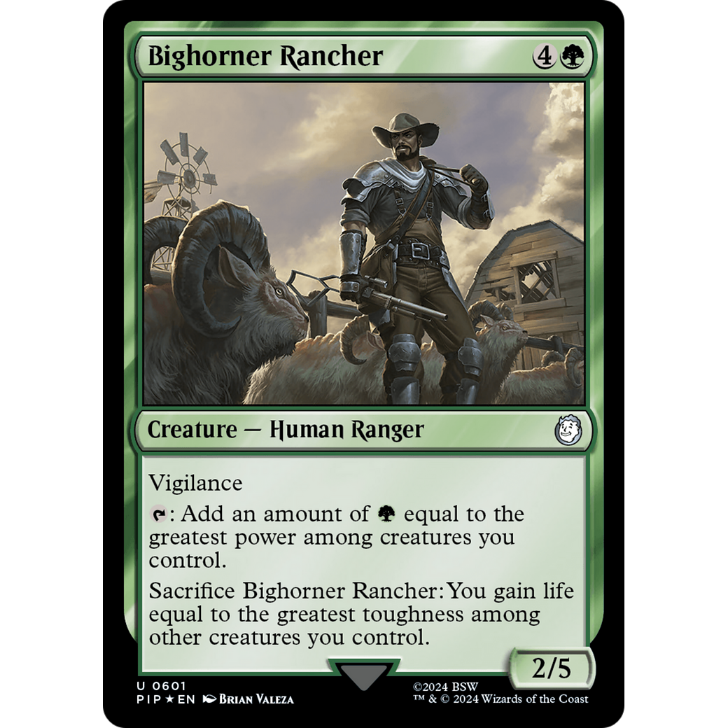 Bighorner Rancher (PIP-601) - Fallout Foil