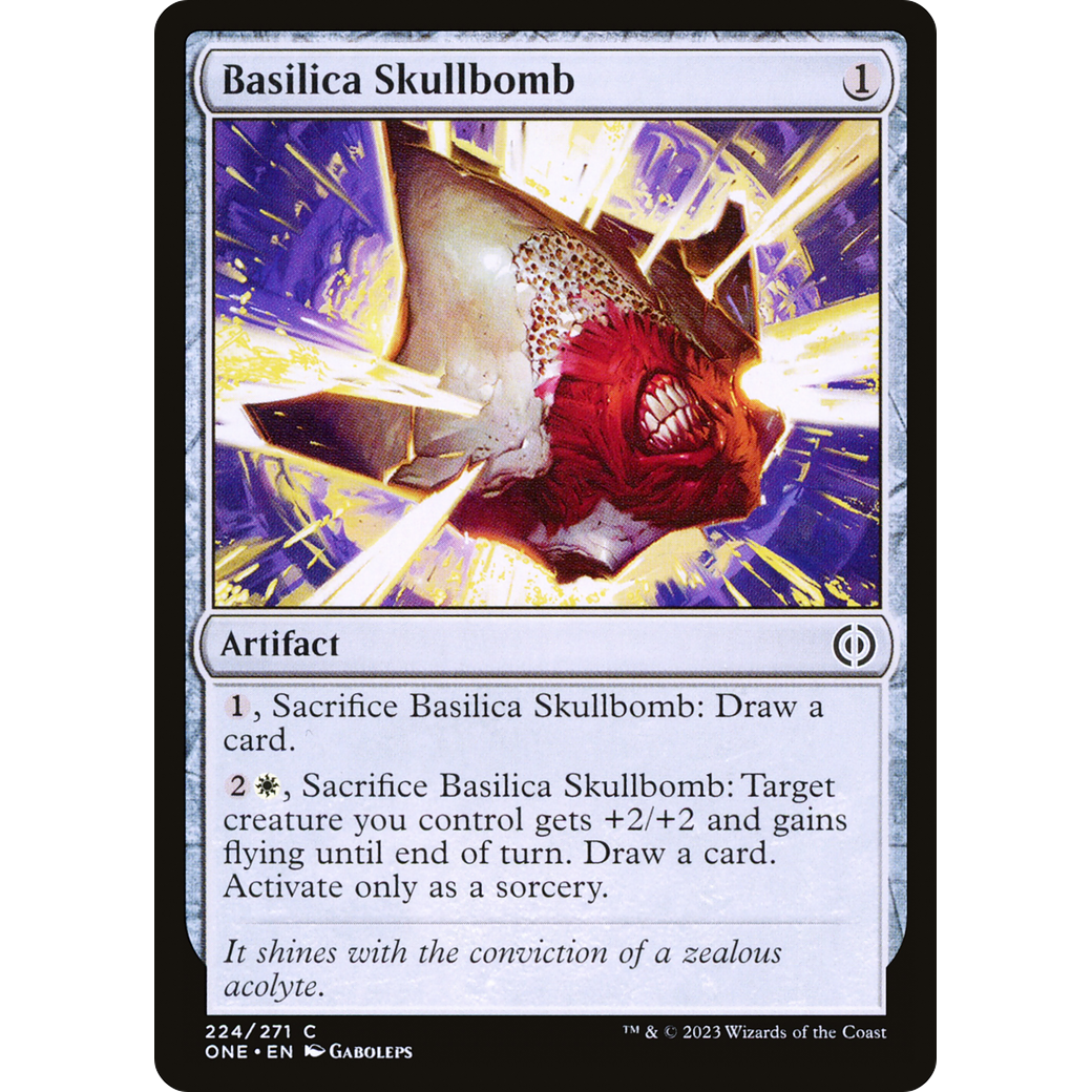 Basilica Skullbomb (ONE-224) - Phyrexia: All Will Be One Foil