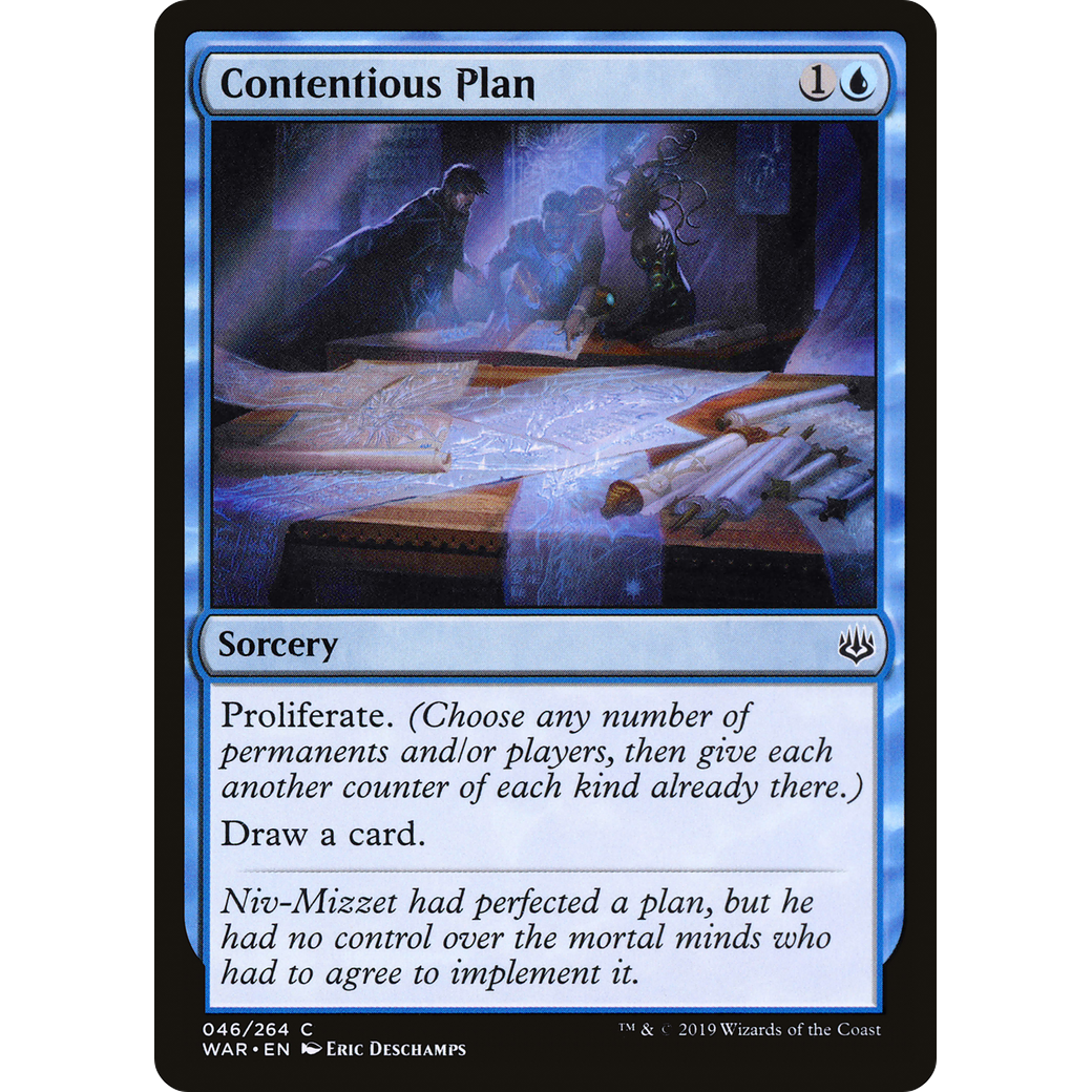 Contentious Plan (WAR-046) - War of the Spark Foil