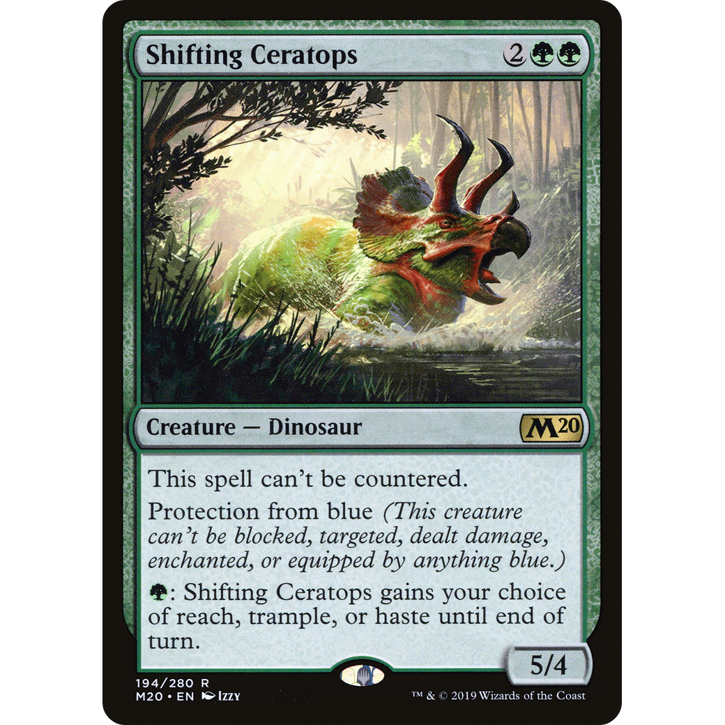 Shifting Ceratops (M20-194) - Core Set 2020
