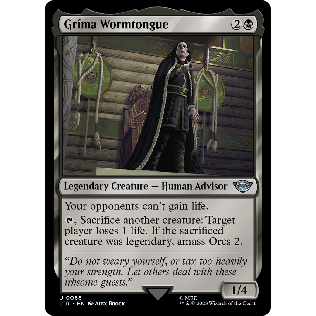 Gríma Wormtongue (LTR-088) - The Lord of the Rings: Tales of Middle-earth Foil