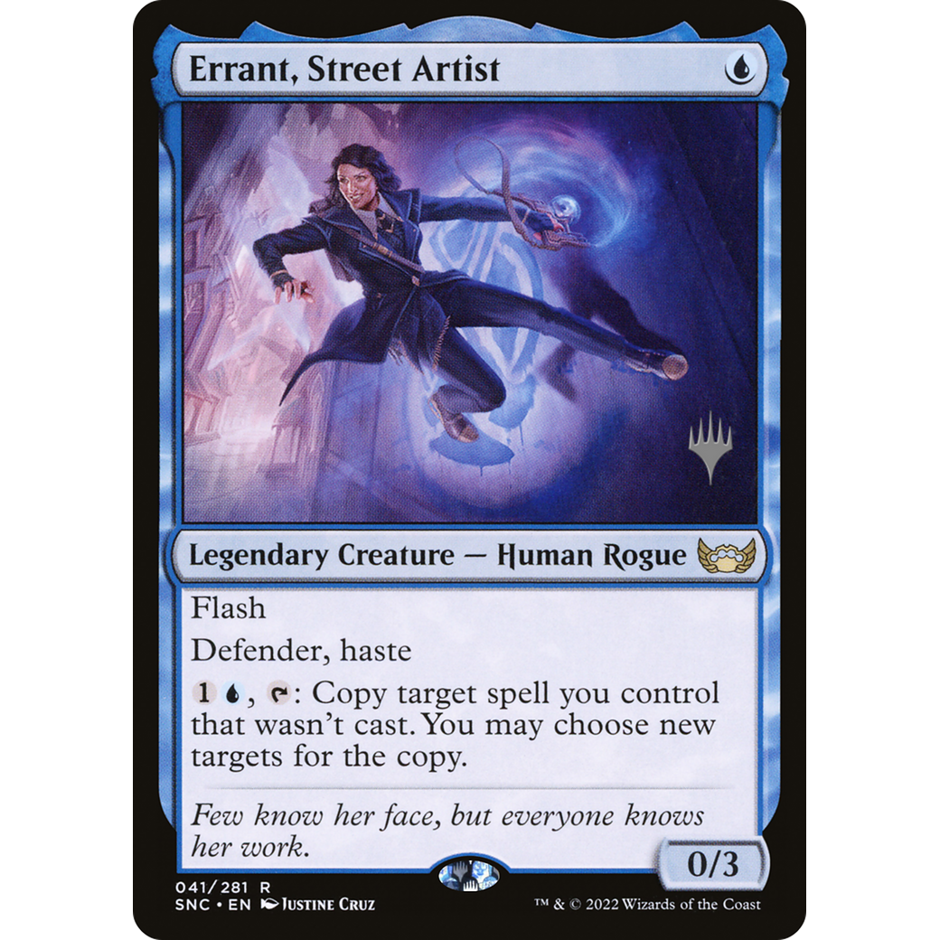 Errant, Street Artist (PPSNC-041) - Streets of New Capenna Promos