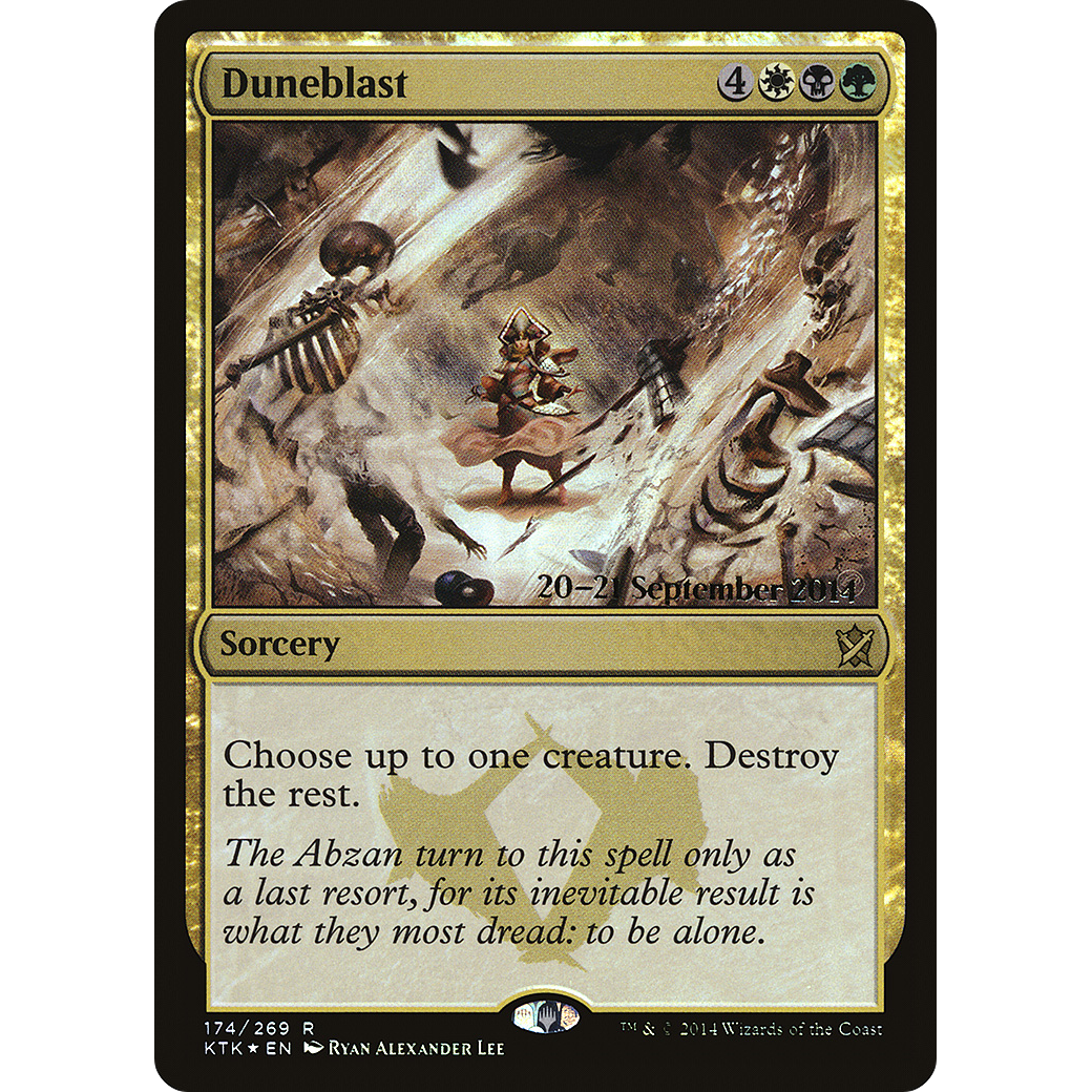 Duneblast (PRE-174) - Khans of Tarkir Promos Foil