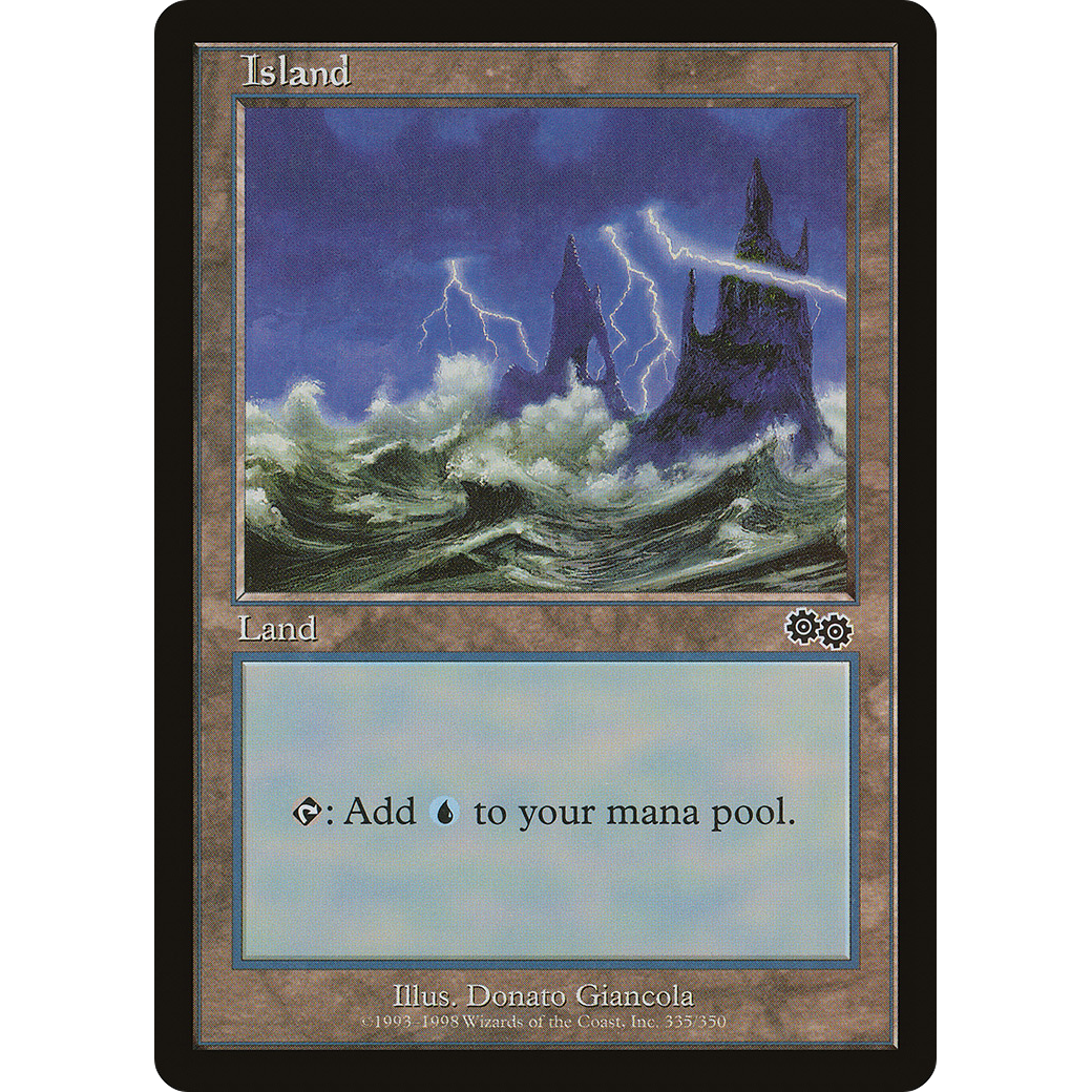 Island (335) (USG-335) - Urza's Saga