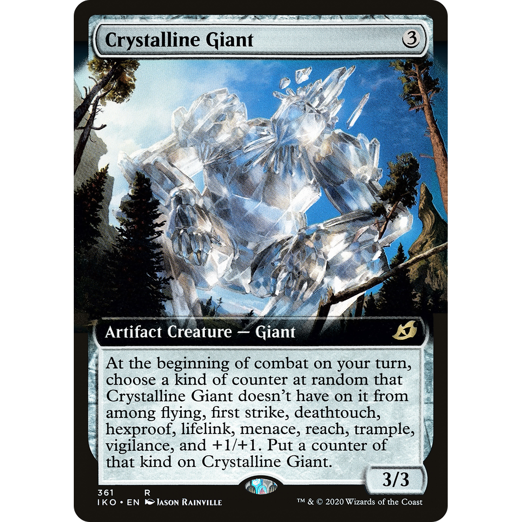 Crystalline Giant (Extended Art) (IKO-361) - Ikoria: Lair of Behemoths: (Extended Art)