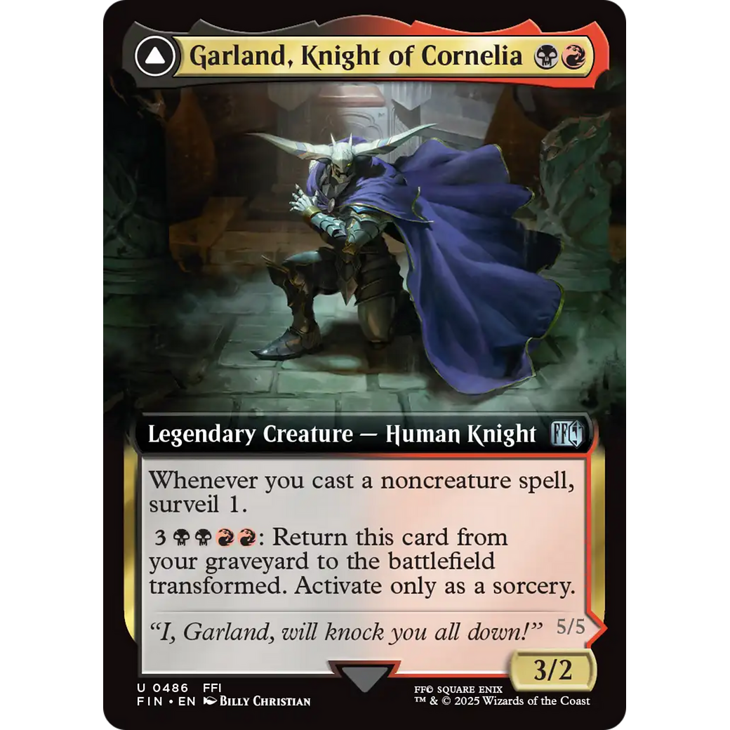 Garland, Knight of Cornelia (Extended Art) (FIN-486) - FINAL FANTASY: (Extended Art)