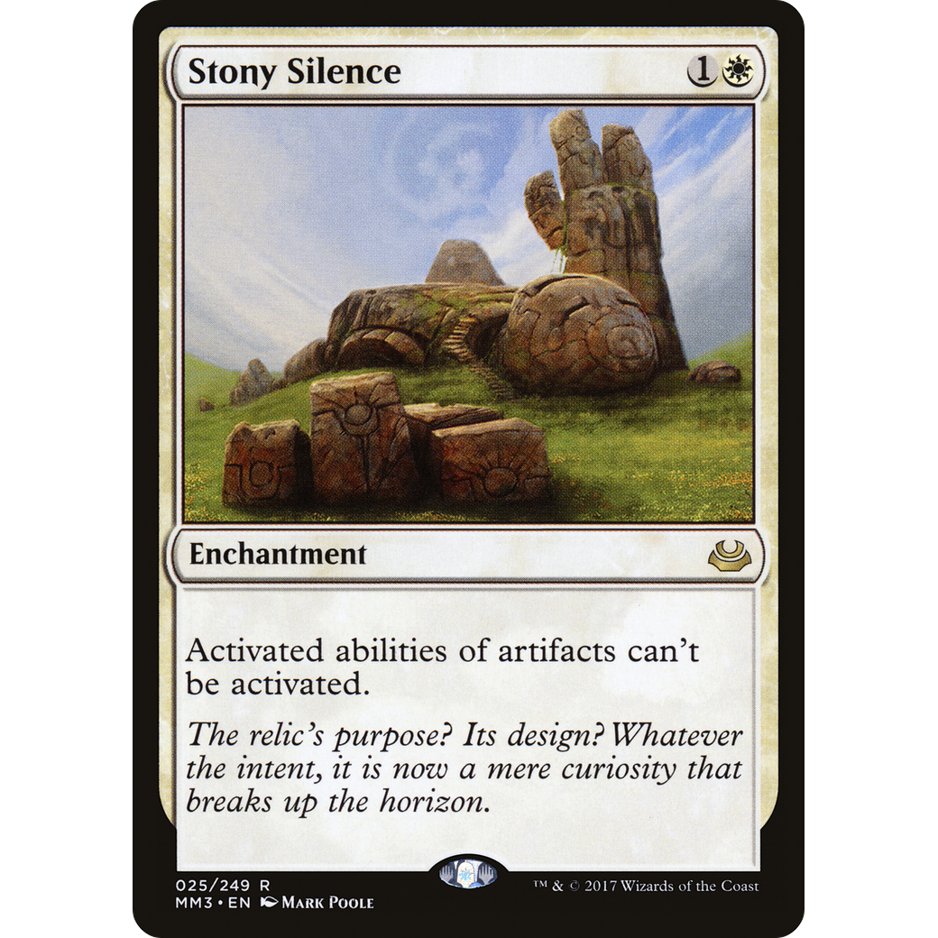 Stony Silence (MM3-025) - Modern Masters 2017 Foil