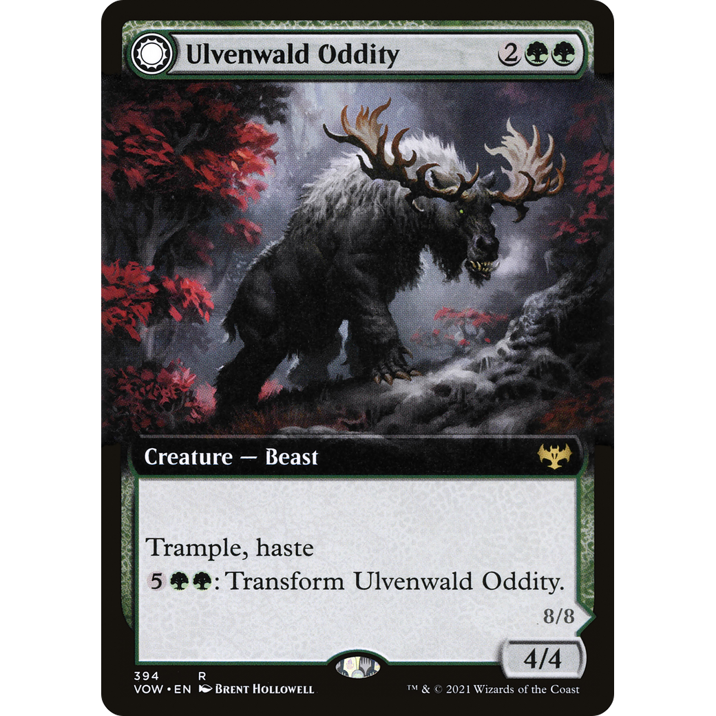 Ulvenwald Oddity (Extended Art) (VOW-394) - Innistrad: Crimson Vow: (Extended Art, Double Faced Transform)