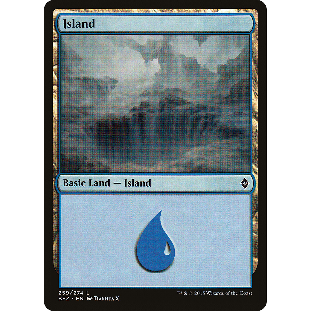 Island (259) (BFZ-259) - Battle for Zendikar