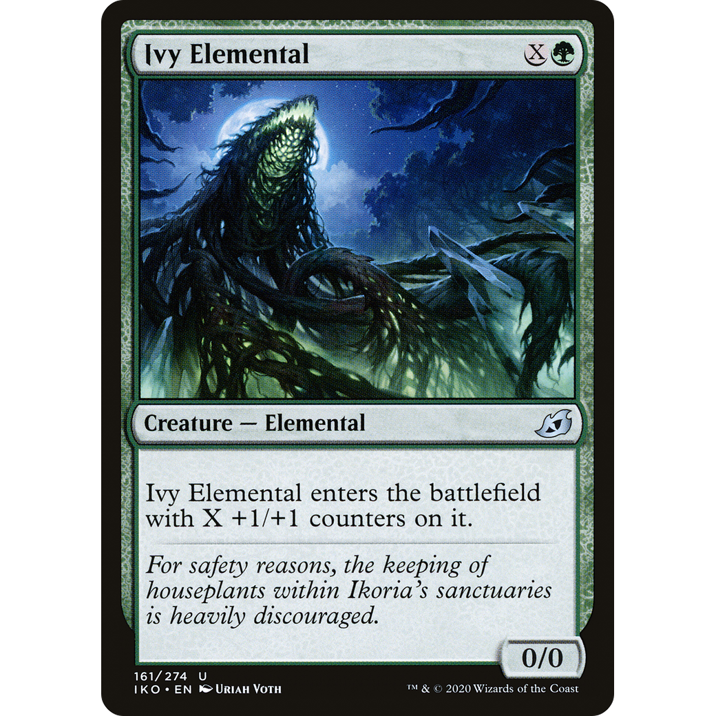 Ivy Elemental (IKO-161) - Ikoria: Lair of Behemoths Foil
