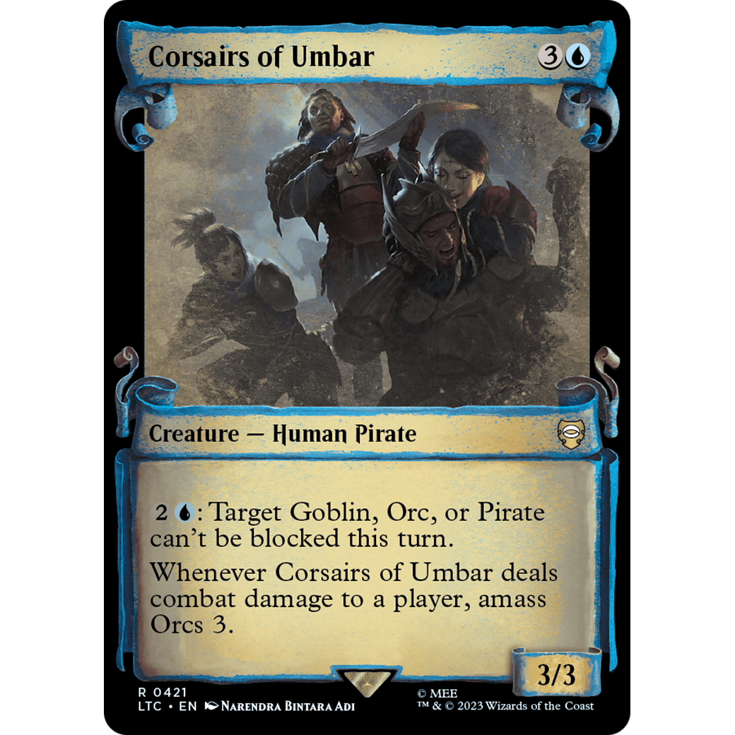Corsairs of Umbar (LTC-421) - Tales of Middle-earth Commander: (Showcase)