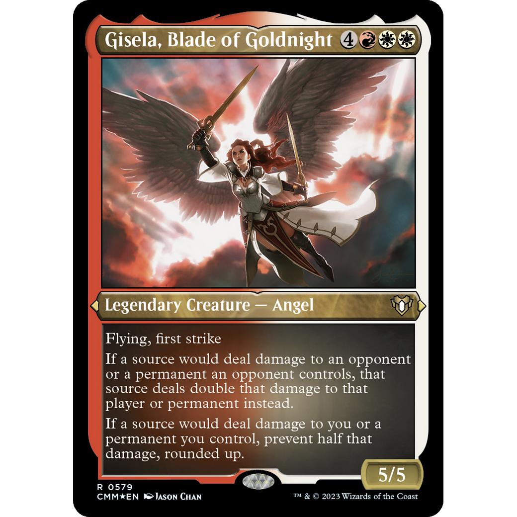 Gisela, Blade of Goldnight (CMM-579) - Commander Masters Etched Foil