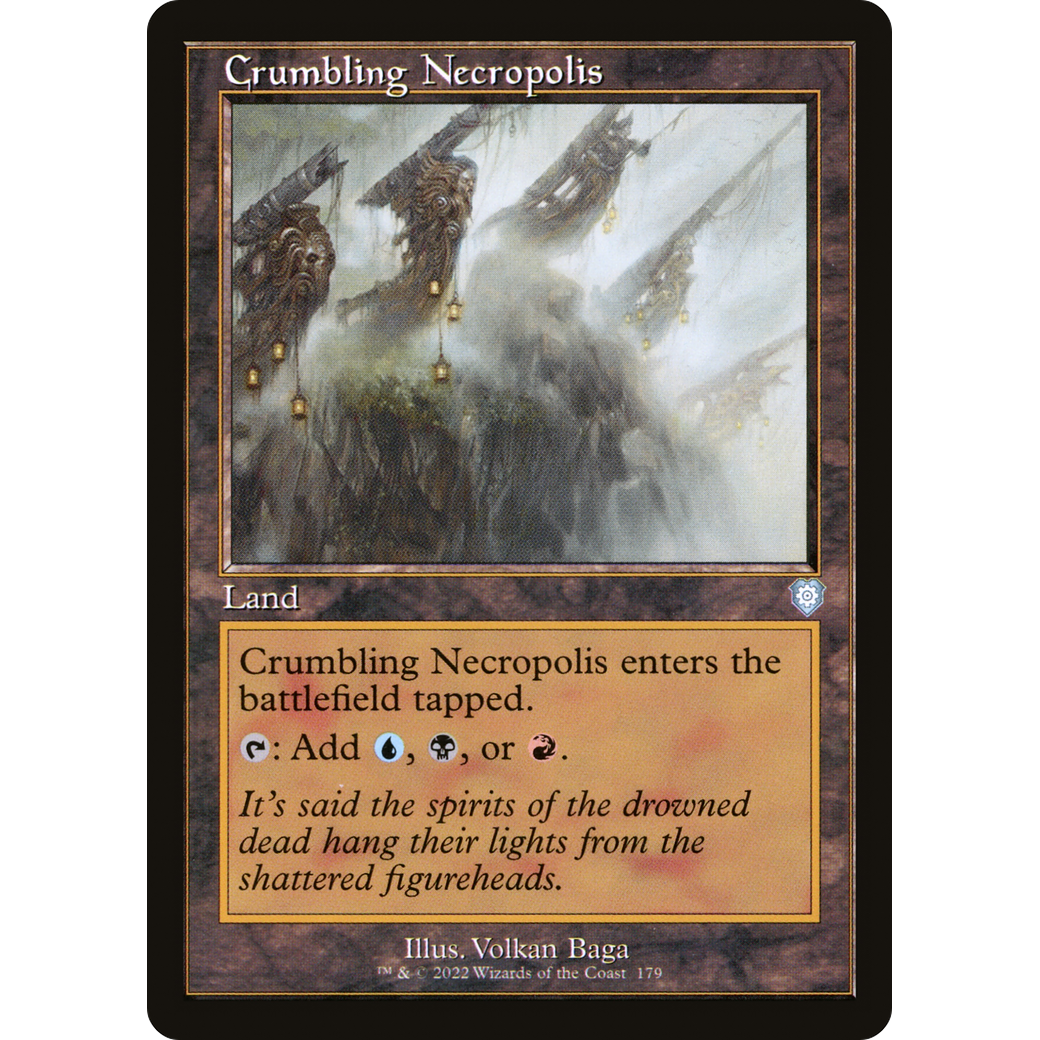 Crumbling Necropolis (Retro Frame) (BRC-179) - The Brothers' War Commander