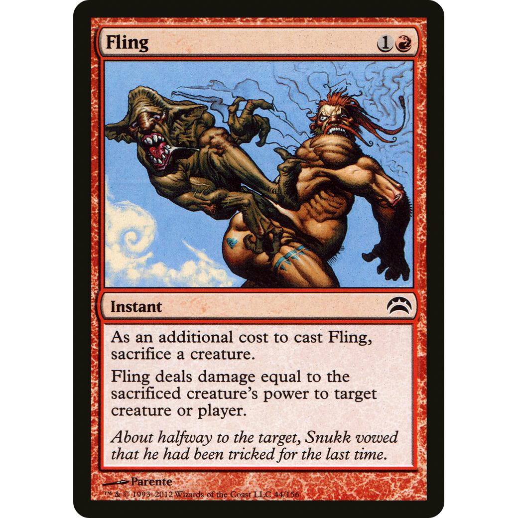 Fling (PC2-044) - Planechase 2012 Foil