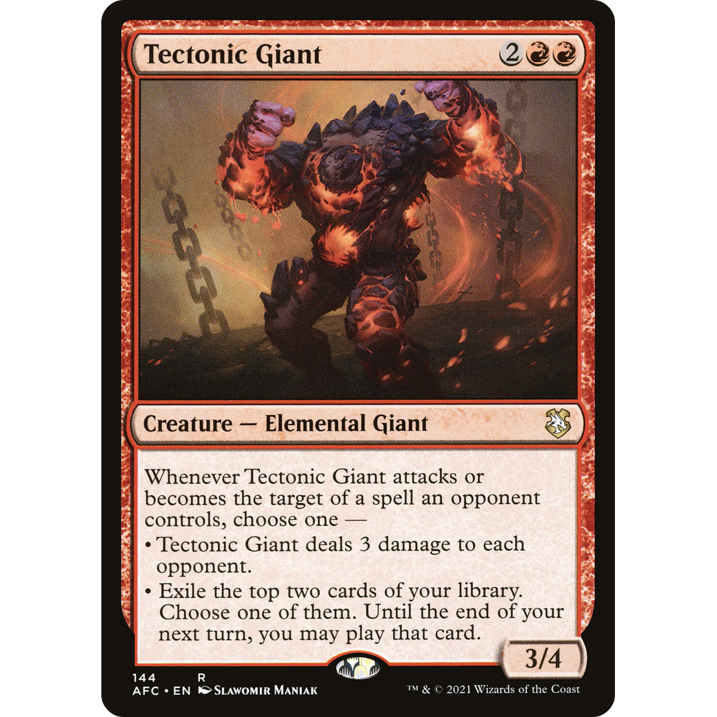 Tectonic Giant (AFC-144) - Forgotten Realms Commander
