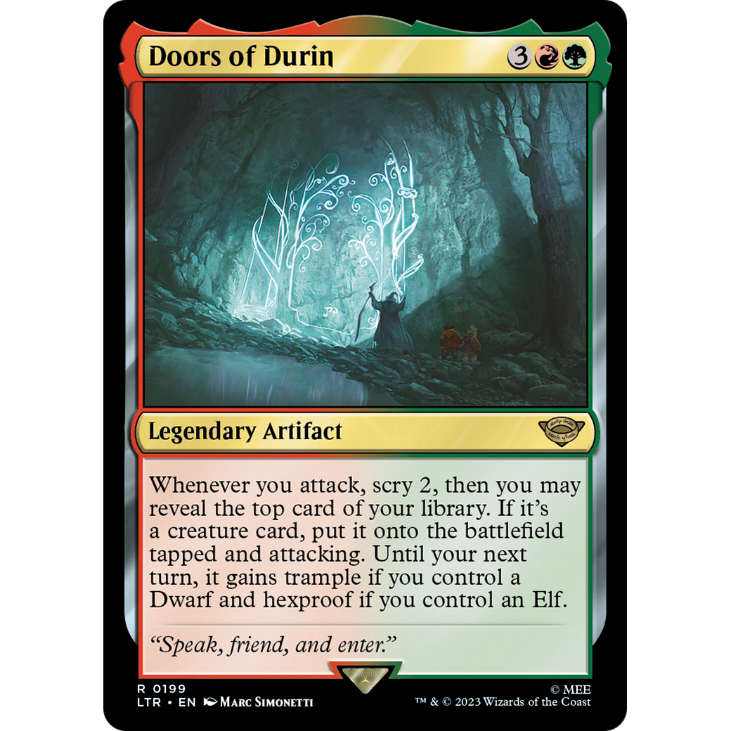 Doors of Durin (LTR-199) - The Lord of the Rings: Tales of Middle-earth Foil