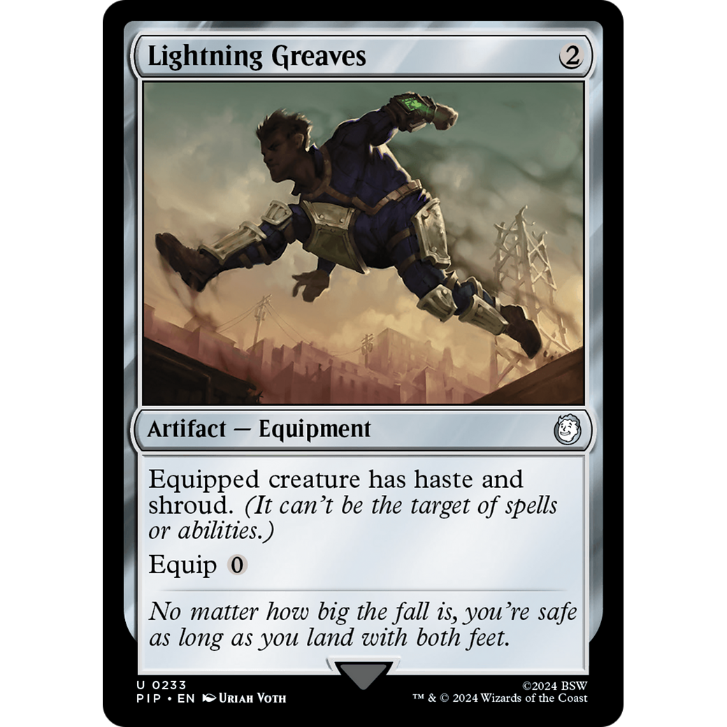 Lightning Greaves (PIP-233) - Fallout Foil