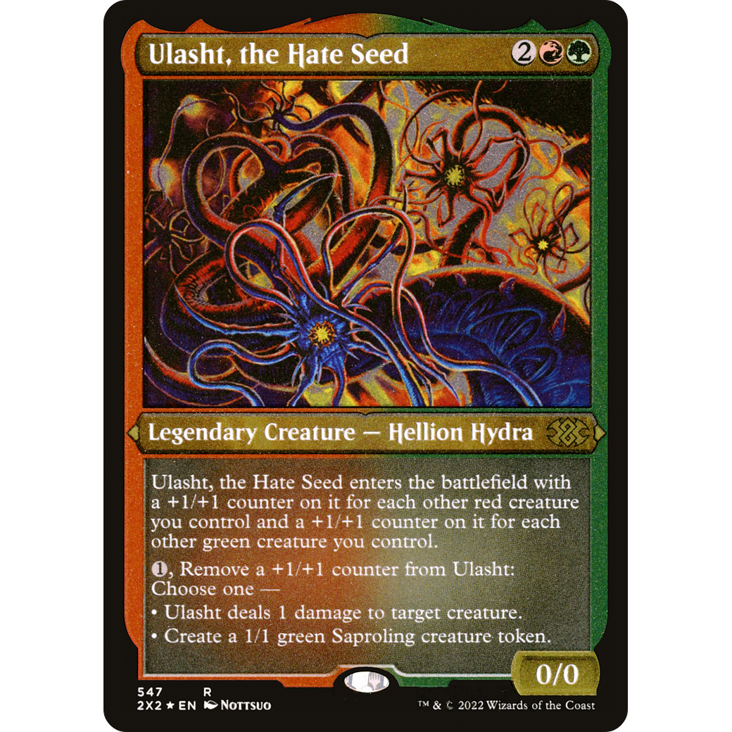Ulasht, the Hate Seed (Foil Etched) (2X2-547) - Double Masters 2022 Foil