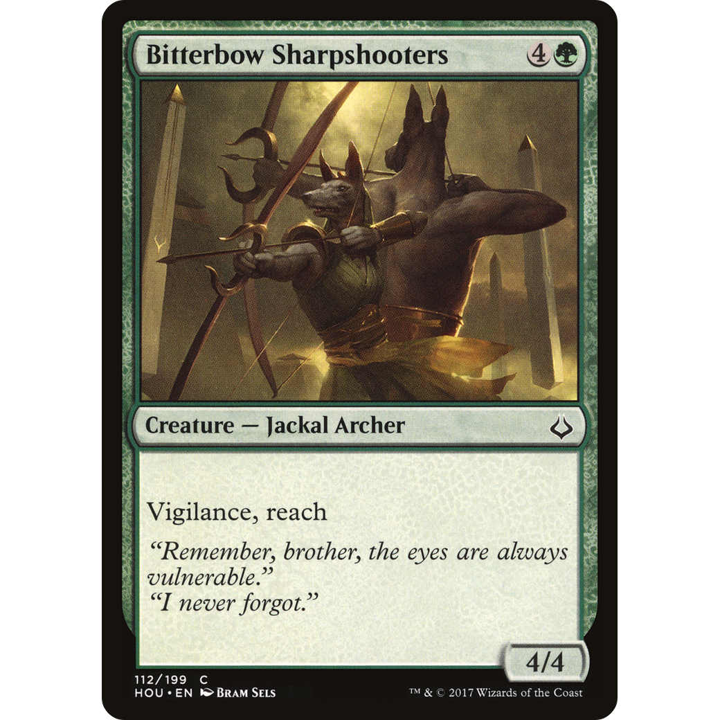 Bitterbow Sharpshooters (HOU-112) - Hour of Devastation Foil