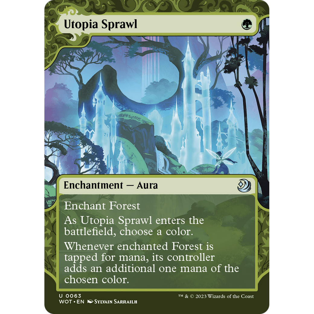 Utopia Sprawl (WOT-063) - Wilds of Eldraine: Enchanting Tales: (Showcase) (Borderless)