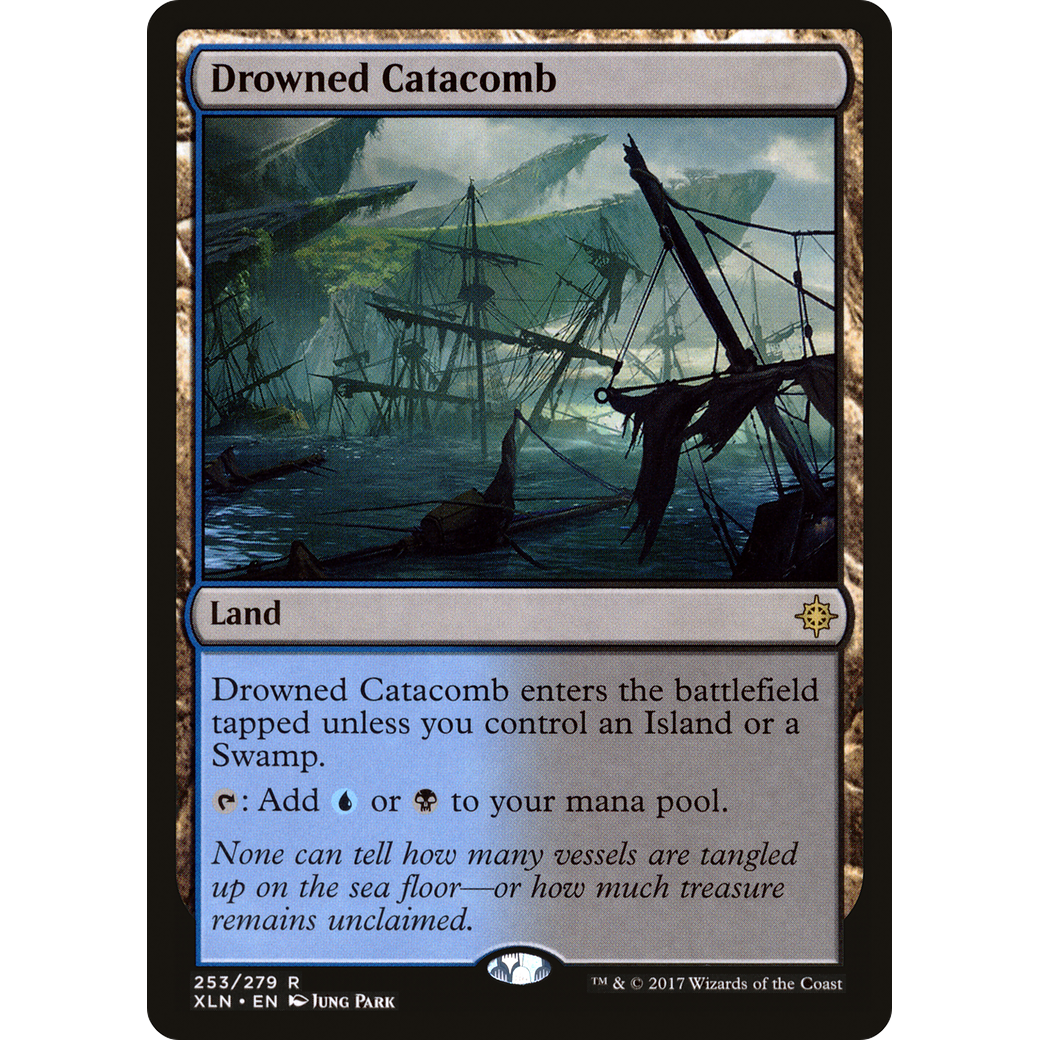 Drowned Catacomb (XLN-253) - Ixalan Foil