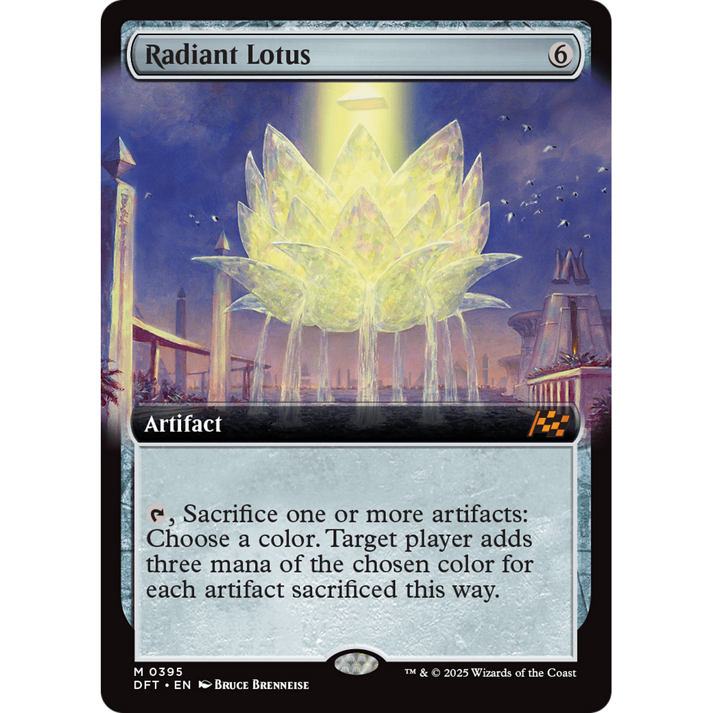 Radiant Lotus (DFT-395) - Aetherdrift: (Extended Art) Foil