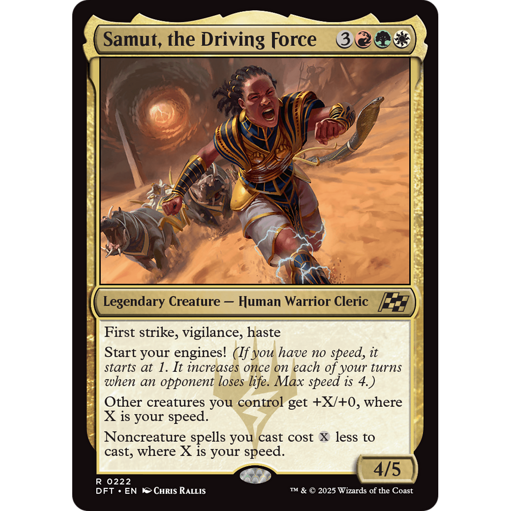 Samut, the Driving Force (DFT-222) - Aetherdrift Foil