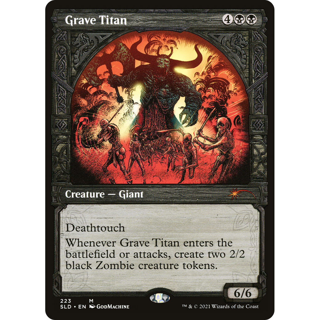 Grave Titan (223) (SLD-223) - Secret Lair Drop: (Showcase) Foil
