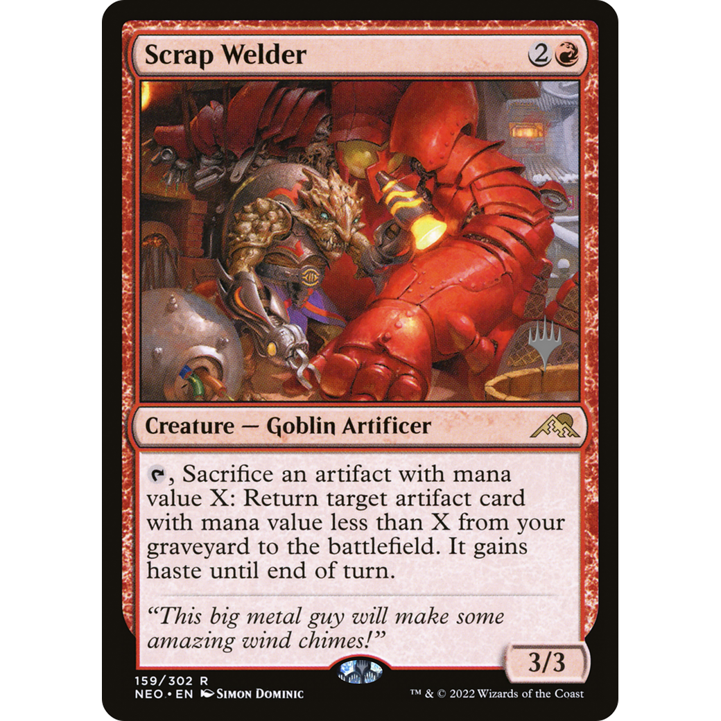 Scrap Welder (PPNEO-159P) - Kamigawa: Neon Dynasty Promos Foil