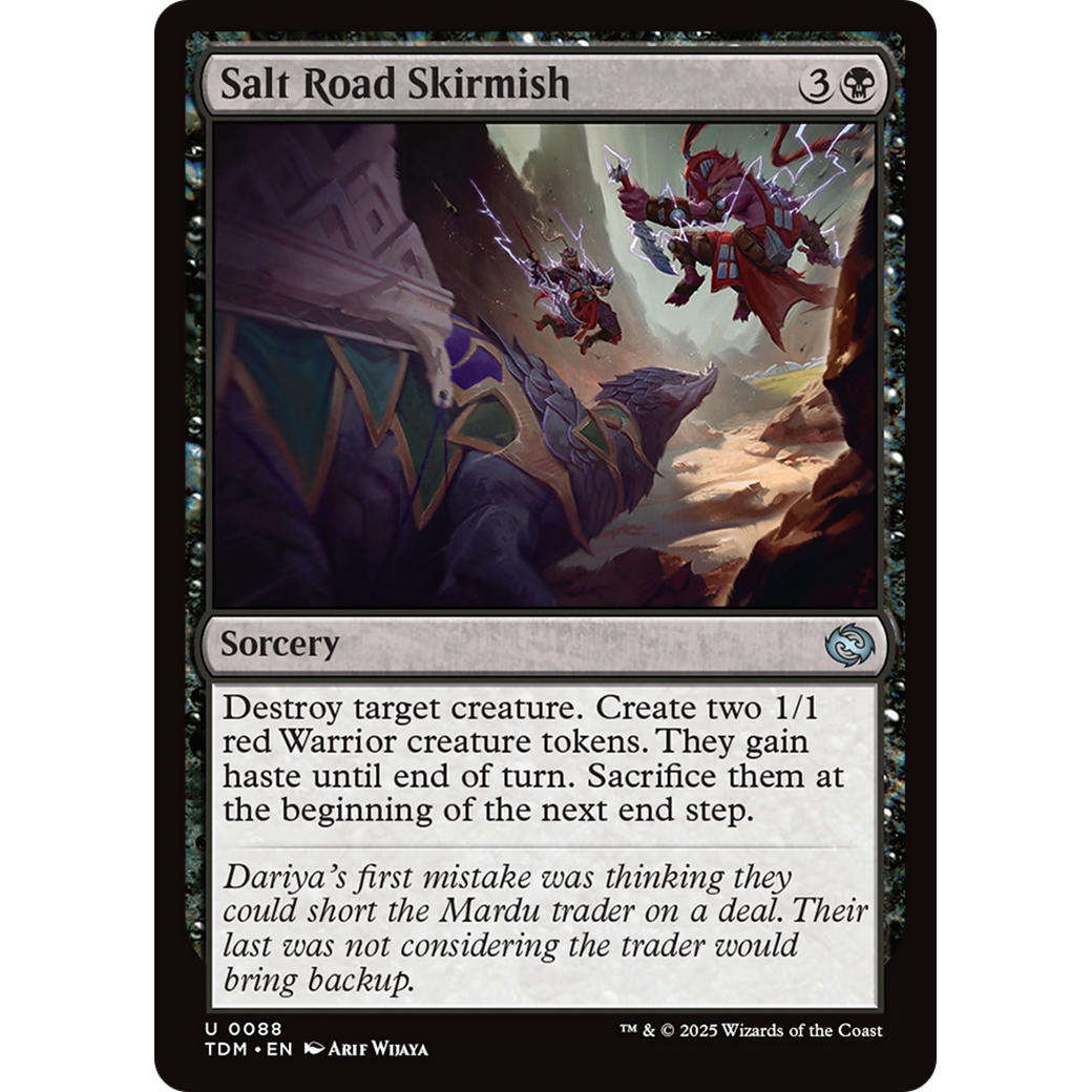 Salt Road Skirmish (TDM-088) - Tarkir: Dragonstorm Foil