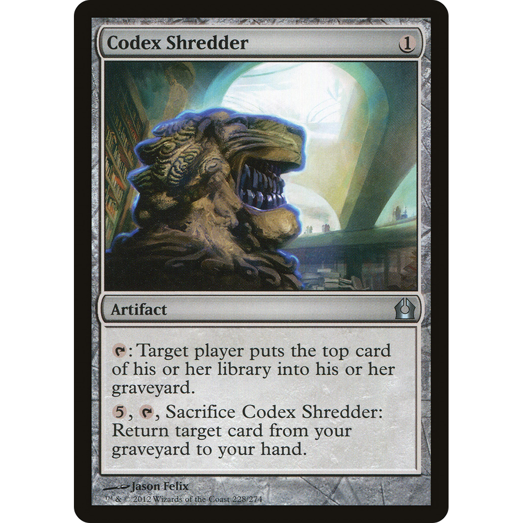 Codex Shredder (RTR-228) - Return to Ravnica