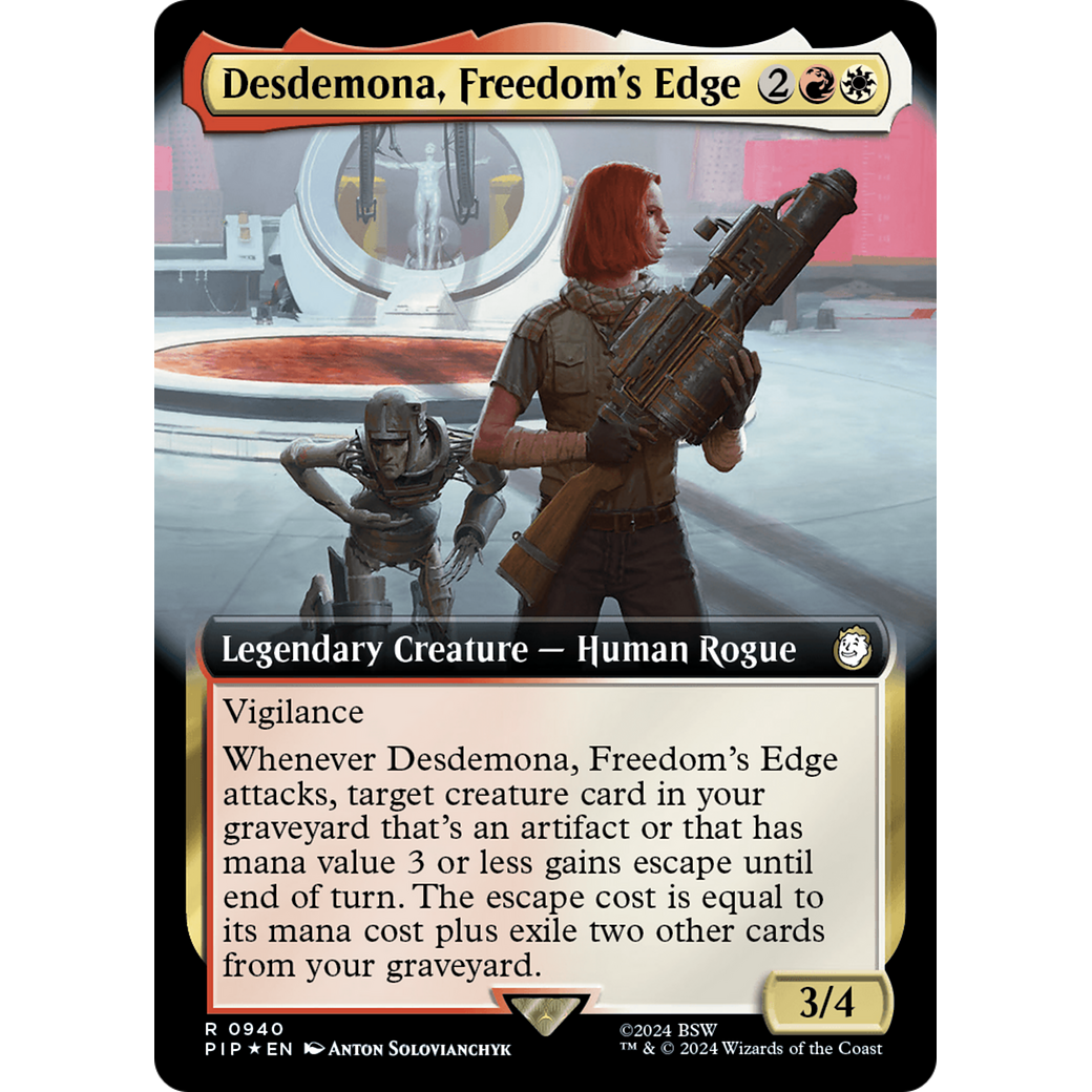 Desdemona, Freedom's Edge (PIP-940) - Fallout: (Extended Art) Foil