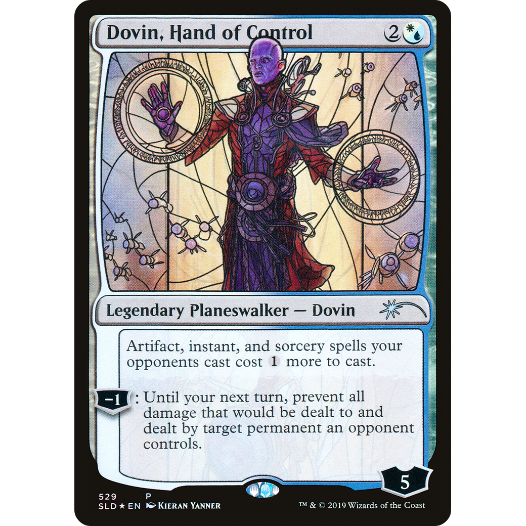 Dovin, Hand of Control (Stained Glass) (SLD-529) - Secret Lair Drop Foil