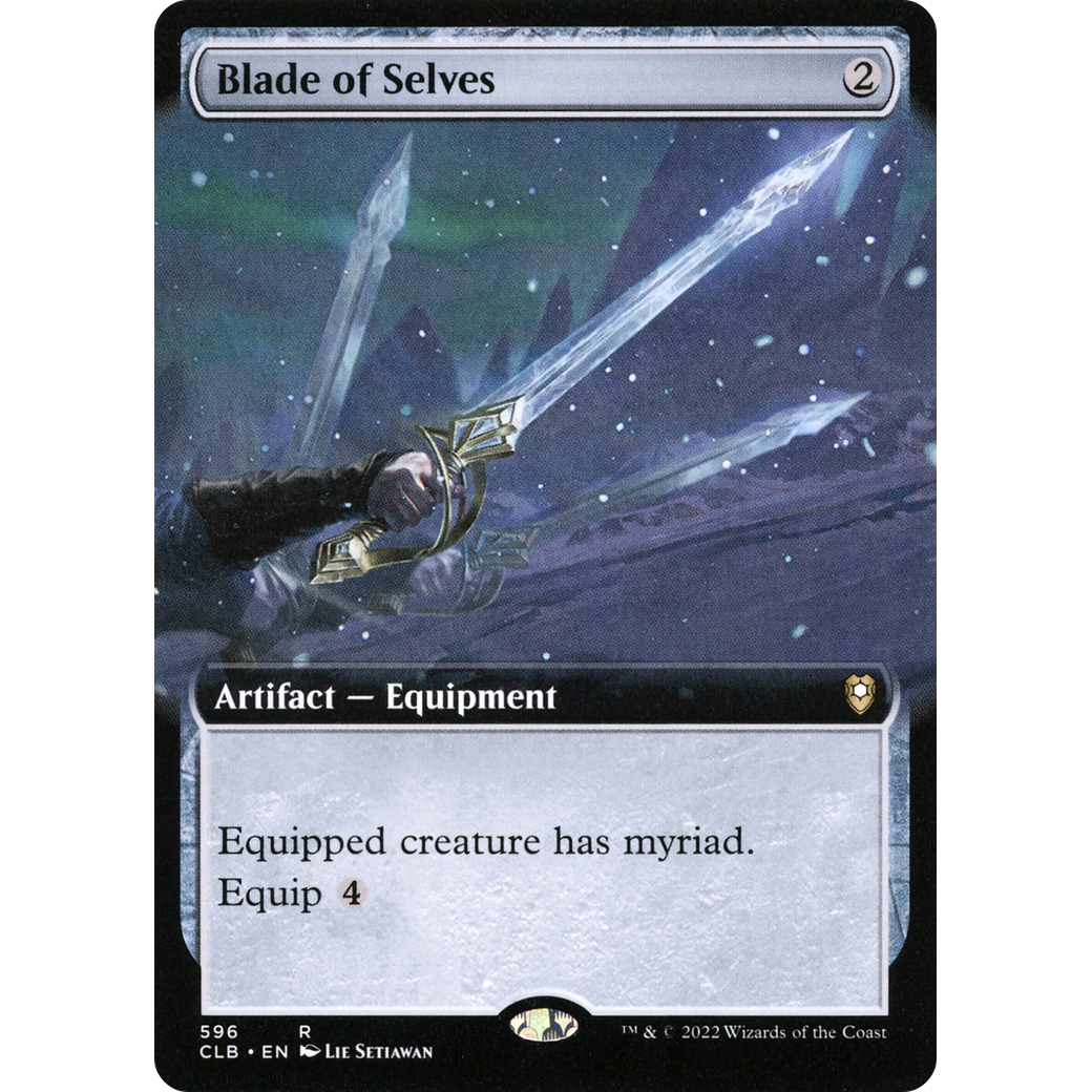 Blade of Selves (CLB-596) - Commander Legends: Battle for Baldur's Gate: (Extended Art) Foil