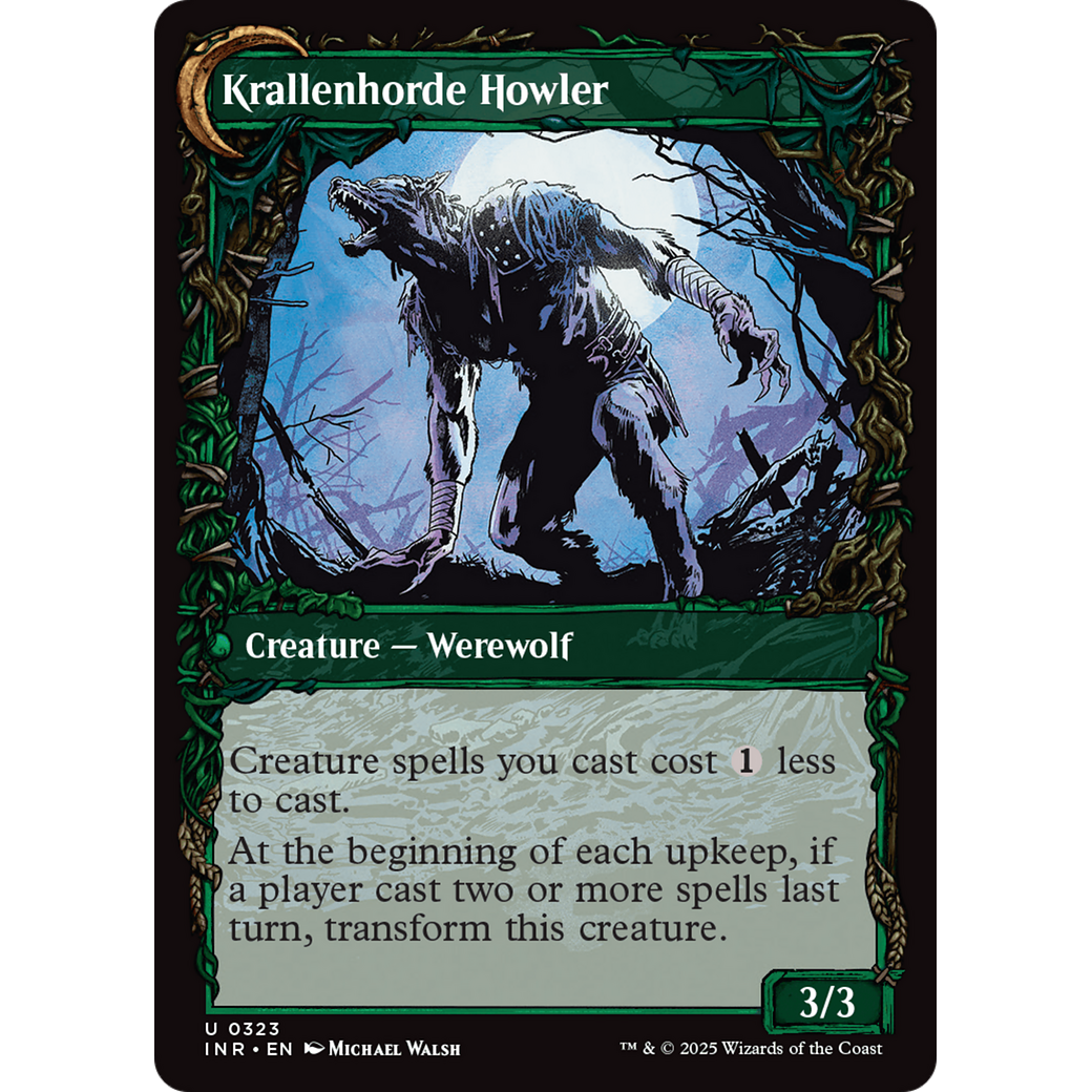 Duskwatch Recruiter // Krallenhorde Howler (INR-323) - Innistrad Remastered: (Showcase) Foil