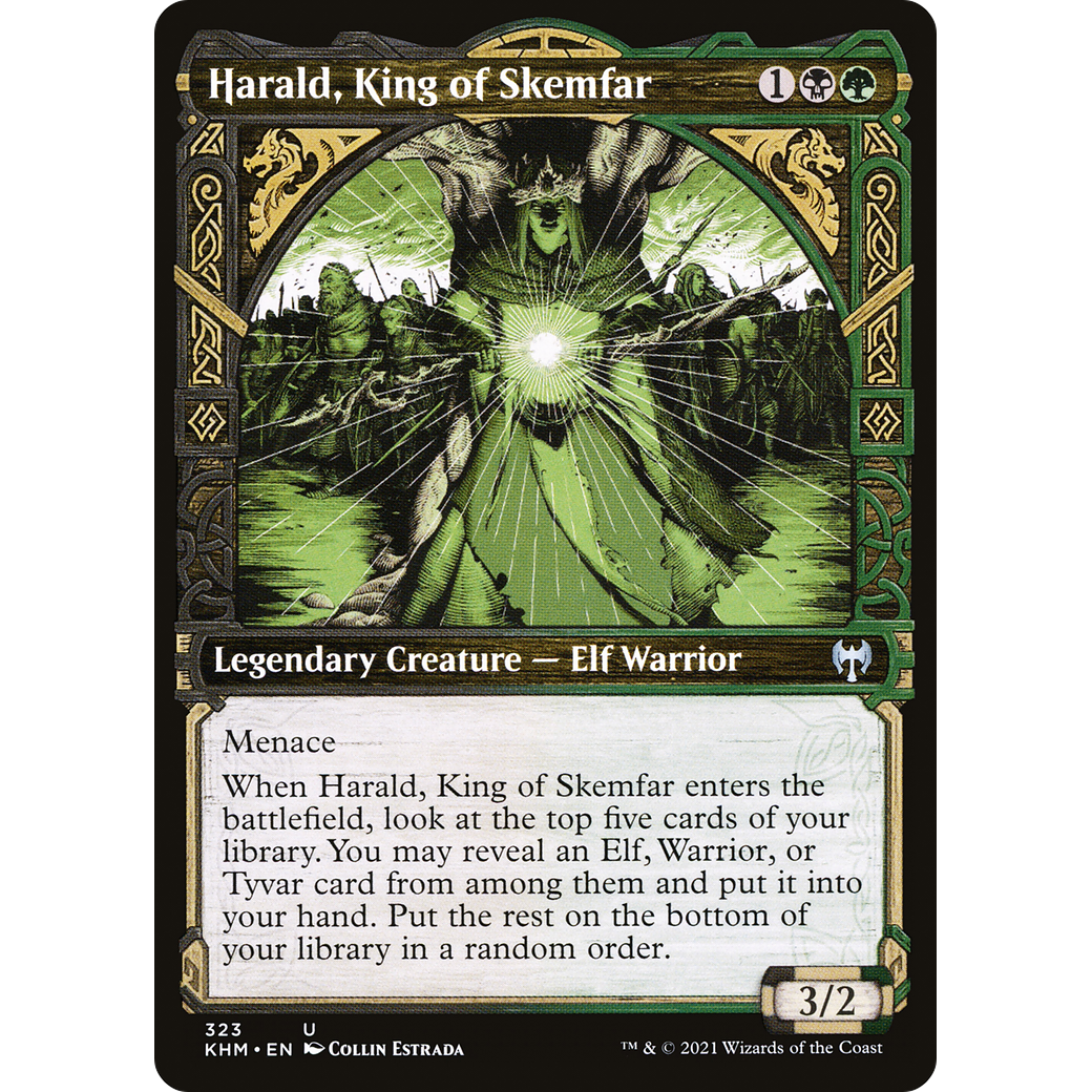 Harald, King of Skemfar (Showcase) (KHM-323) - Kaldheim: (Showcase) Foil