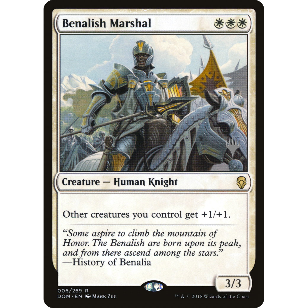 Benalish Marshal (PPM20-006) - Dominaria Promos